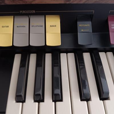 HAMMOND ORGAN WITH ALL THE BELLS AND WHISTLES, PIANO LIGHT AND A BENCH PLUS A LOT OF SHEET MUSIC