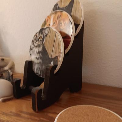 JIM SHORE, GRUMPY CAT, CAT COASTERS AND MORE