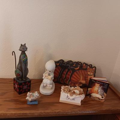 JIM SHORE CAT, PRECIOUS MOMENTS "PURR-FECT GRANDMA", CALICO KITTENS AND MORE