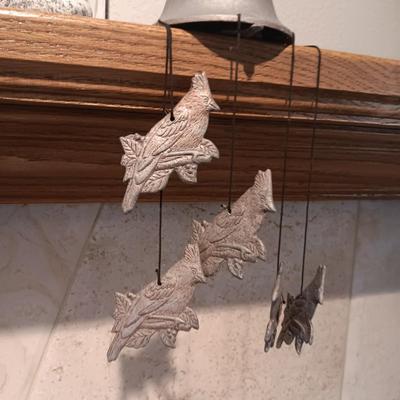 QUAIL SHAKERS, BIRD WIND CHIME AND OTHER BIRD FIGURES