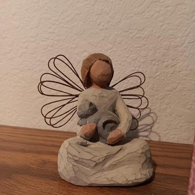 JIM SHORE CAT, PEWTER CAT RING HOLDER, WILLOW TREE ANGEL, MINIATURE CAT BOOKS AND MORE