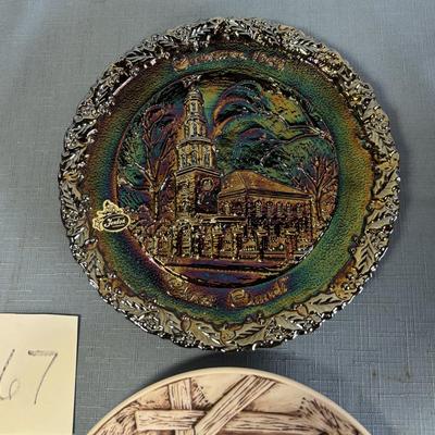 Vintage Fenton Plates