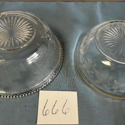 Vintage Glass Bowls