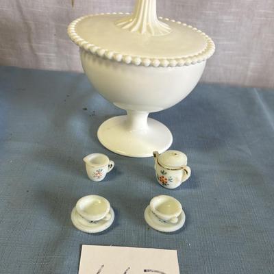 Mid Century Milk Glass and More