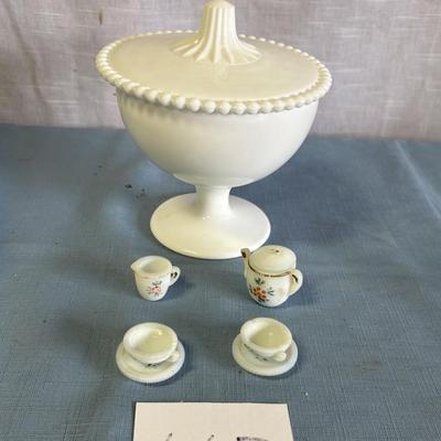 Mid Century Milk Glass and More