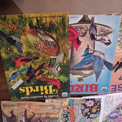 COLORING BOOKS, CRAYONS & OIL PASTELS