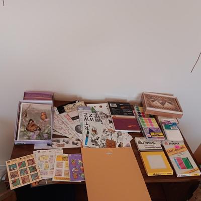 GREETING CARDS, MANY STICKERS AND LABELS