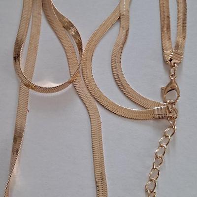 Gold Tone Fashion Necklace