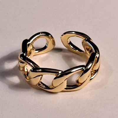 18kt Gold Overlay Sterling Silver Ring