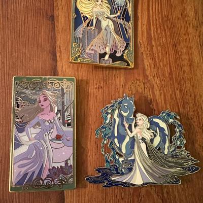 ENAMEL ELSA COLLECTOR PIN LOT