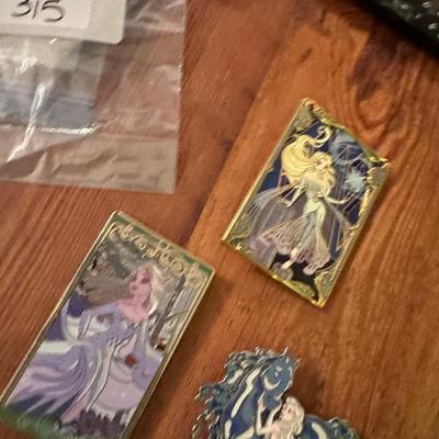 ENAMEL ELSA COLLECTOR PIN LOT