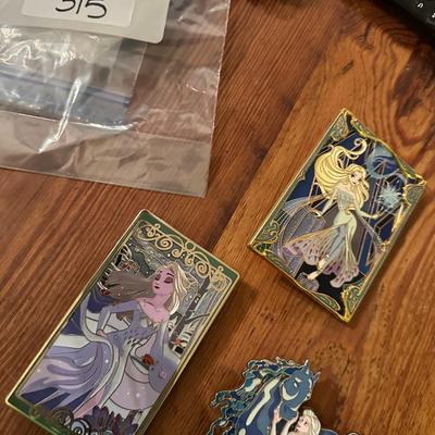 ENAMEL ELSA COLLECTOR PIN LOT