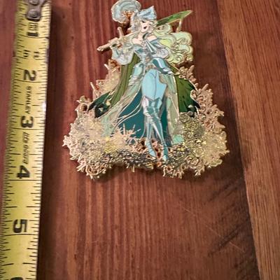 ENAMEL AURORA PIN CURSED DRAGON SLAYER