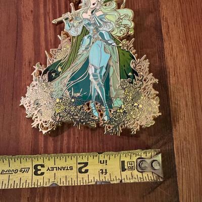 ENAMEL AURORA PIN CURSED DRAGON SLAYER
