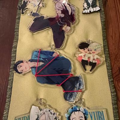 ENAMEL YURI ON ICE COLLECTOR PIN LOT