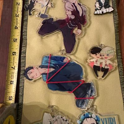 ENAMEL YURI ON ICE COLLECTOR PIN LOT