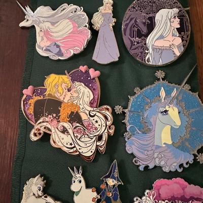 ENAMEL COLLECTOR PIN UNICORN CHARM LOT