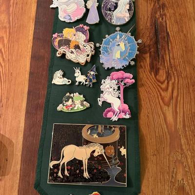 ENAMEL COLLECTOR PIN UNICORN CHARM LOT