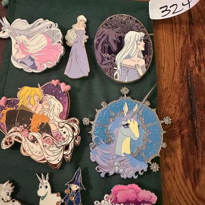 ENAMEL COLLECTOR PIN UNICORN CHARM LOT