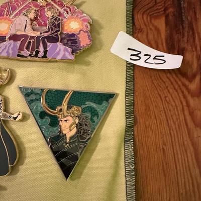 ENAMEL LOKI COLLECTOR PIN CHARM LOT