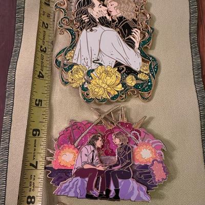 ENAMEL LOKI COLLECTOR PIN CHARM LOT