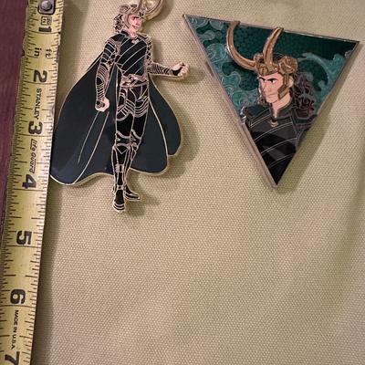 ENAMEL LOKI COLLECTOR PIN CHARM LOT