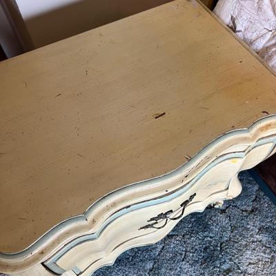 Pair 60’s French Country Style “White Furniture Co.” Bedside Tables