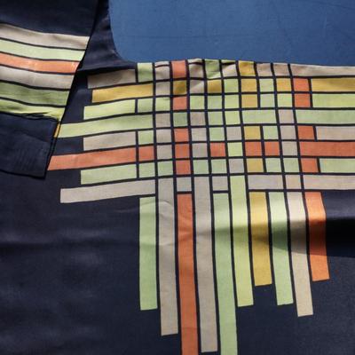 GROUPING OF VINTAGE SCARVES OF BRIGHT COLOR