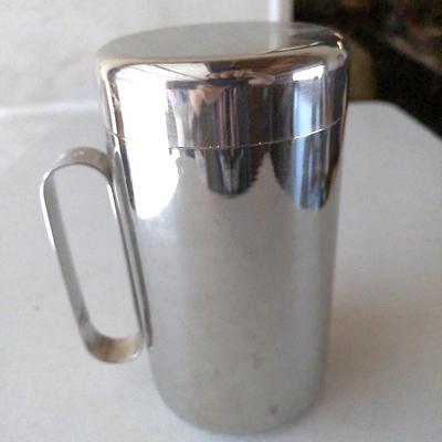 Vintage Sterling Silver Italy Oil dispenser with lid