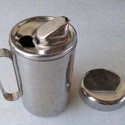 Vintage Sterling Silver Italy Oil dispenser with lid