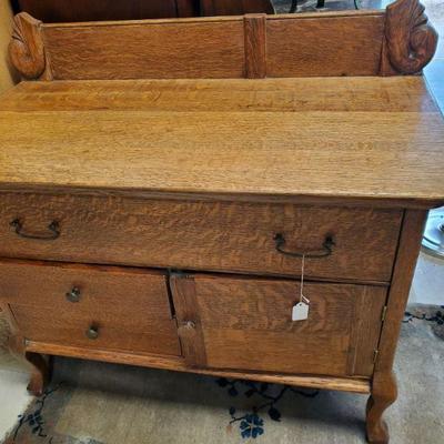 Oak dresser cabinet $100 