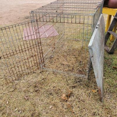 Dog crate wire  $30 
