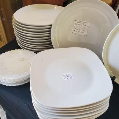 Take 75% off white dinnerware 