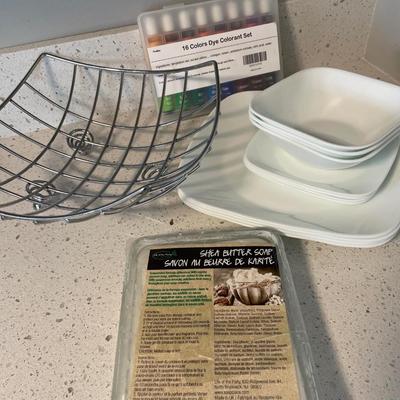 Corelle tableware, Shea butter soap