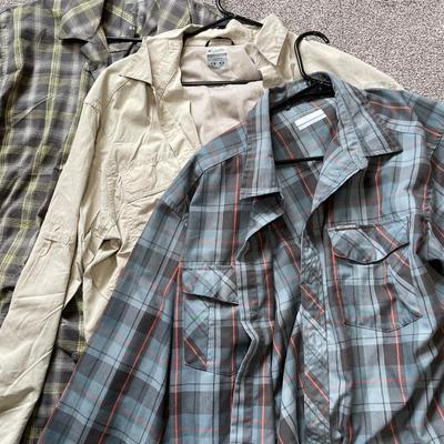 Columbia and REI shirts size large