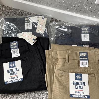 Men’s stocker, flex, comfort, slacks New