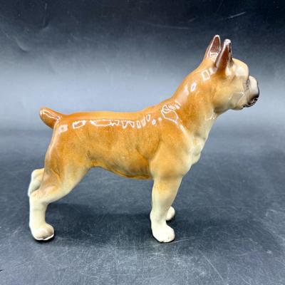 Vintage Bulldog Ceramic Figurine