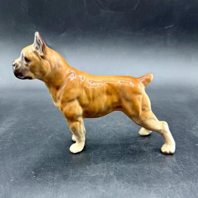 Vintage Bulldog Ceramic Figurine