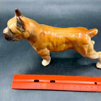 Vintage Bulldog Ceramic Figurine
