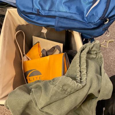 Storage and backpack