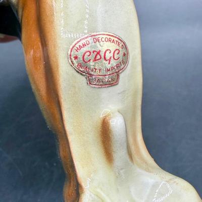 Vintage Dachshund Ceramic Figurine