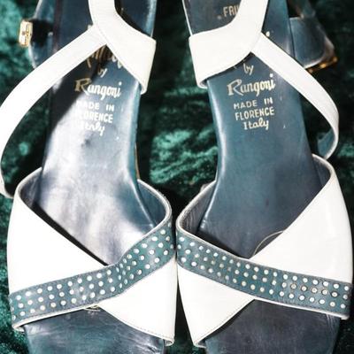 SIX PAIRS OF VINTAGE LADIES SANDLES AND DRESS SHOES 1960-1970'S