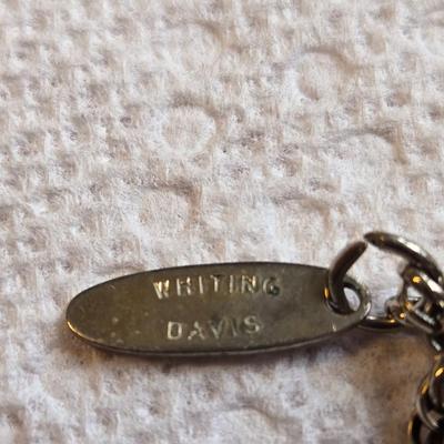 Whiting Davis Chain & multi color pendant