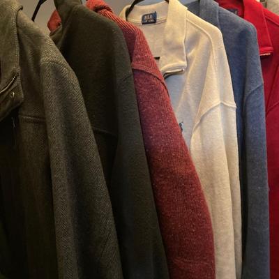 Men’s jacket and sweaters