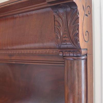 Antique Victorian Carved Double Bed Frame