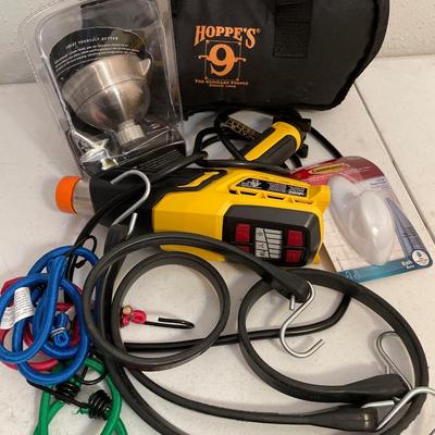 Gun cleaning kit bungee cords, Wagner dryer