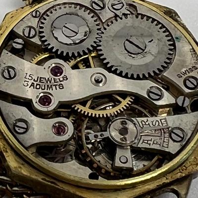 Antique H. & E. Rossel Watch Gold Filled Wadsworth Case