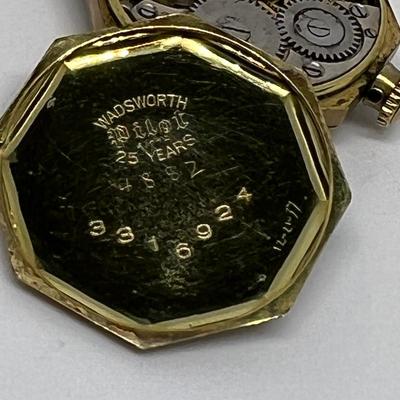 Antique H. & E. Rossel Watch Gold Filled Wadsworth Case
