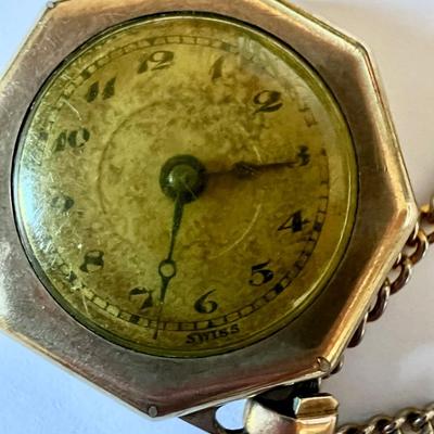 Antique H. & E. Rossel Watch Gold Filled Wadsworth Case