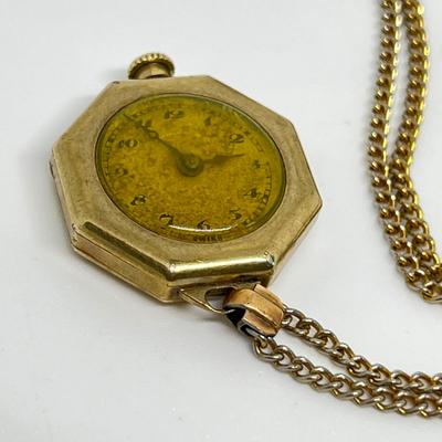 Antique H. & E. Rossel Watch Gold Filled Wadsworth Case